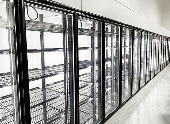 Дверь среднего замораживателя температуры стеклянная для прогулки в пещере пива охладителя Refrigerated комната дисплея холодная
