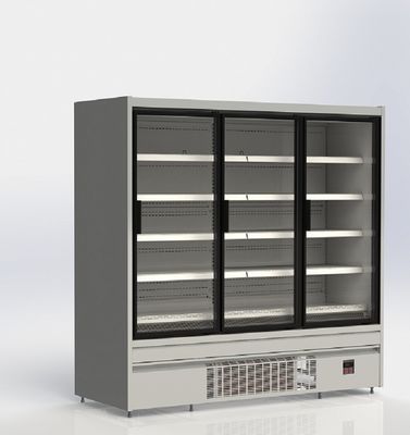 Дверь 220V/50HZ охладителя 2/3/4 двери супермаркета R290 чистосердечная стеклянная