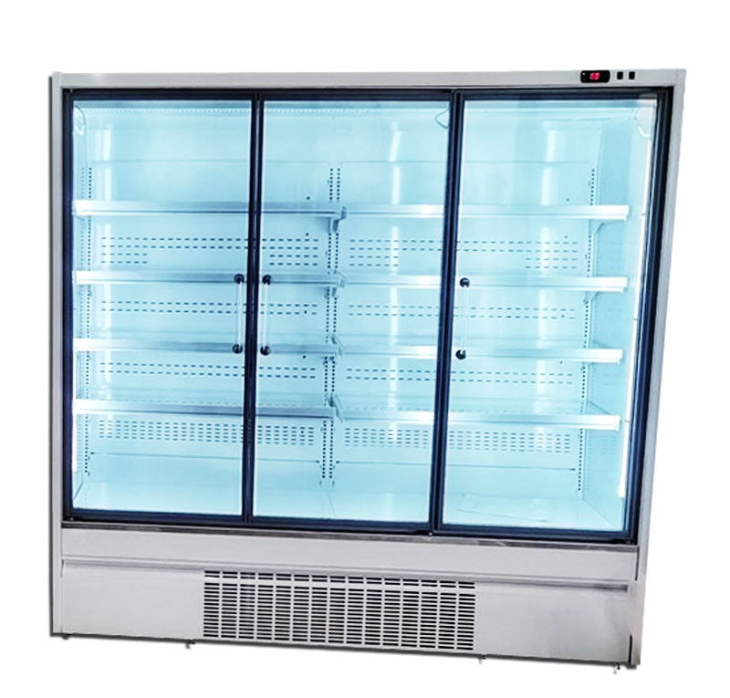 Дверь 220V/50HZ охладителя 2/3/4 двери супермаркета R290 чистосердечная стеклянная