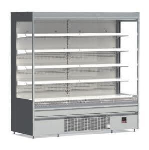 Холодильник 608L охлаженное воздухом 912L 1200L открытой выкладки случая открытого фронта коммерчески