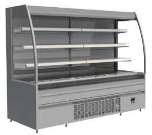 Semi вертикальный Refrigerated витринный шкаф торта витринного шкафа 375L Multidecks торта